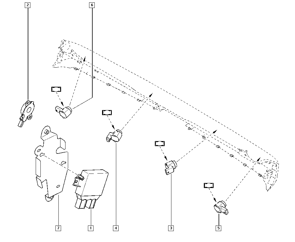 RENAULT 2844 230 20R - Czujnik zbliżeniowy parts5.com