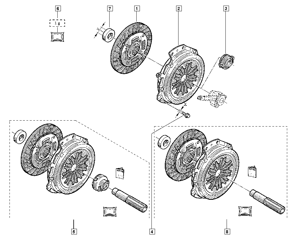 RENAULT 77 01 477 018 - Kit d'embrayage parts5.com