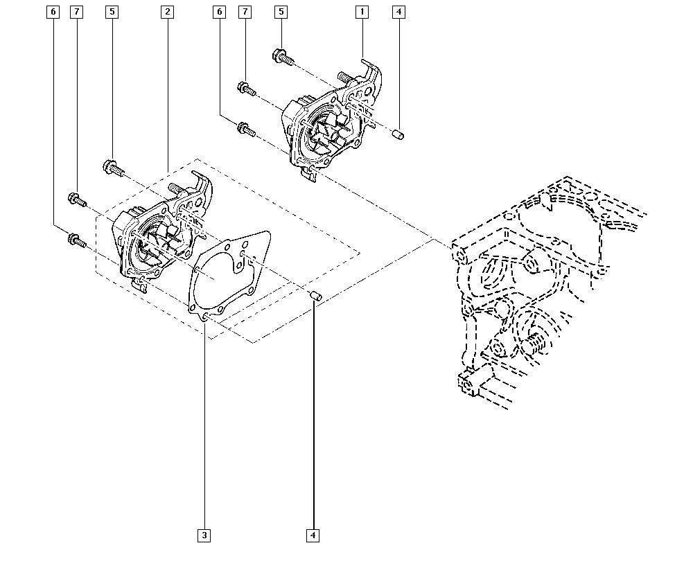 RENAULT 77 01 478 018 - Pumpa za vodu parts5.com