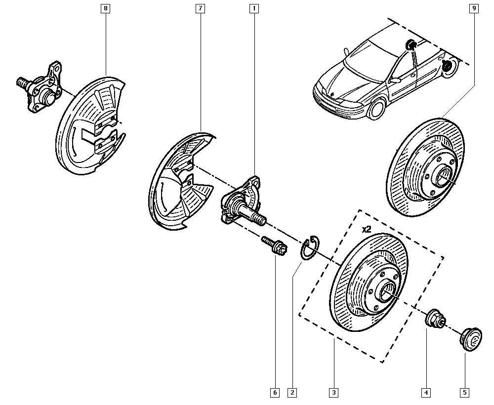 NISSAN 8200 367 094 - Kočni disk parts5.com