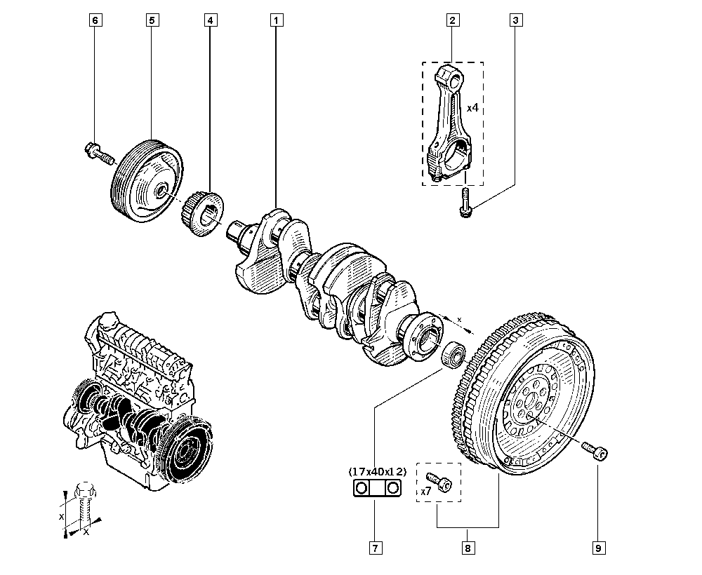 RENAULT 322021329R - Łożysko parts5.com