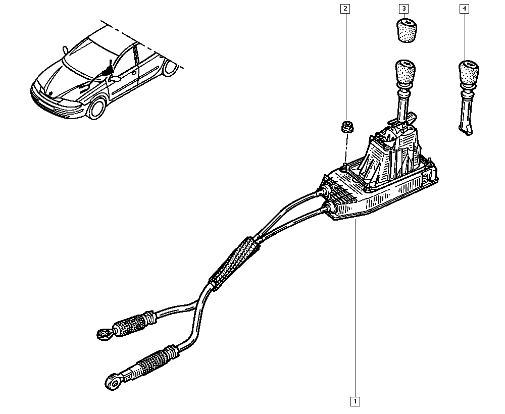 RENAULT 8200379950 - Váltógomb parts5.com