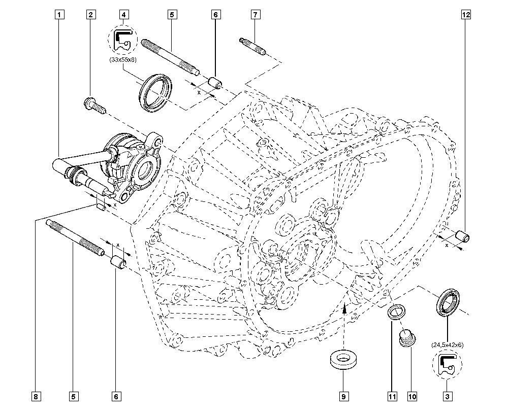 NISSAN 306205974R - Clutch Kit parts5.com