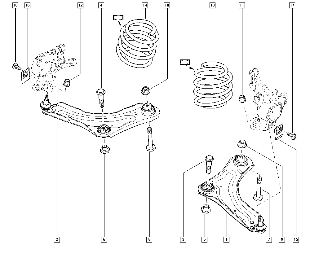 RENAULT 545006560R - Řídicí páka, zavěšení kol parts5.com