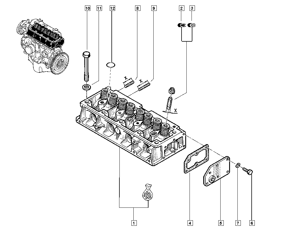 DACIA 77 00 658 325 - SEAL V/GUIDE parts5.com