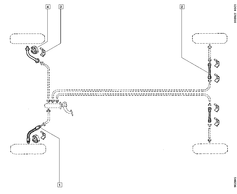 RENAULT 8200045573 - Brake Hose parts5.com