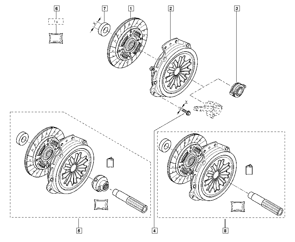 LADA 8201067155 - Clutch Kit parts5.com