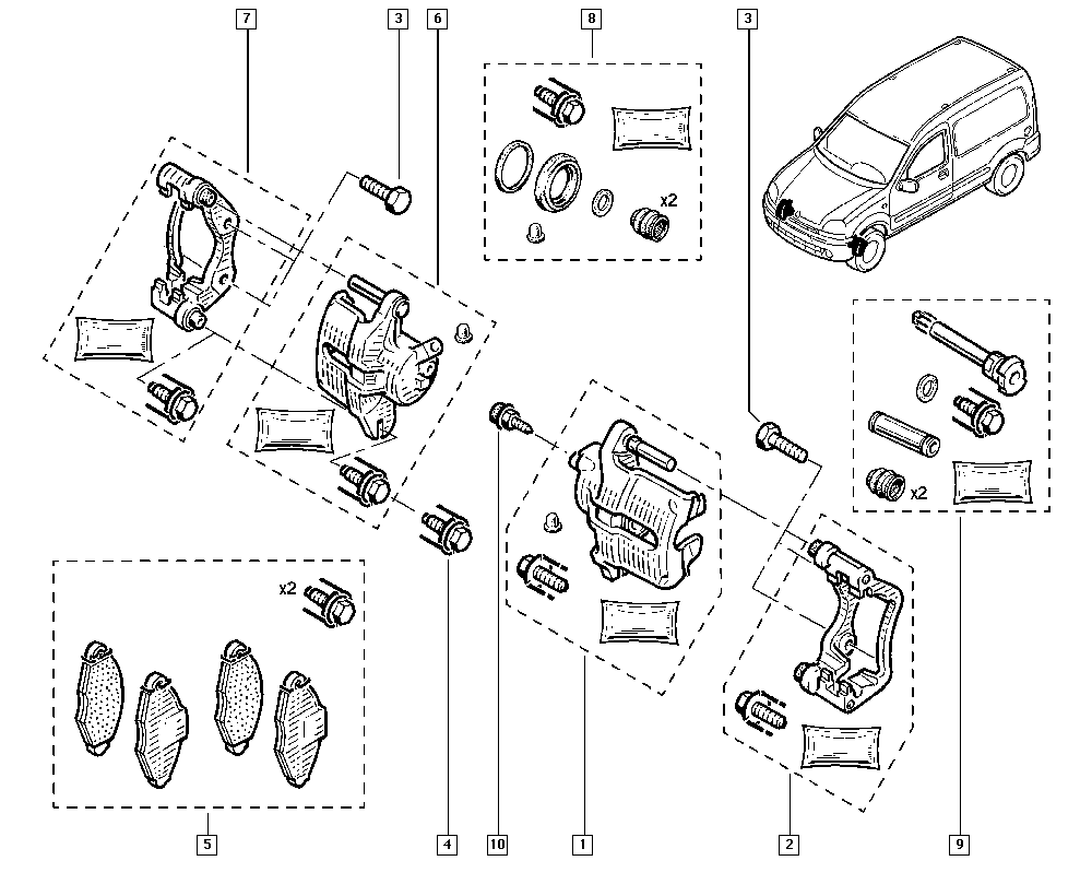 RENAULT 77 01 208 142 - Jarrupala, levyjarru parts5.com