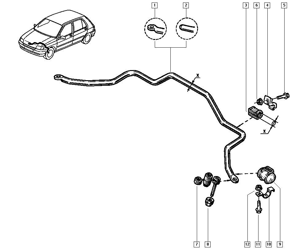 RENAULT TRUCKS 77 00 799 404 - Stabilisaator,Stabilisaator parts5.com