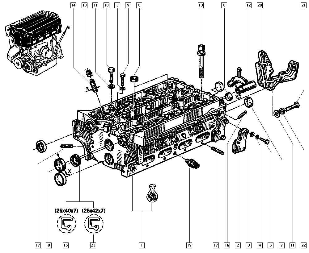 RENAULT 82 00 234 651 - Rõngastihend,klapisäär parts5.com