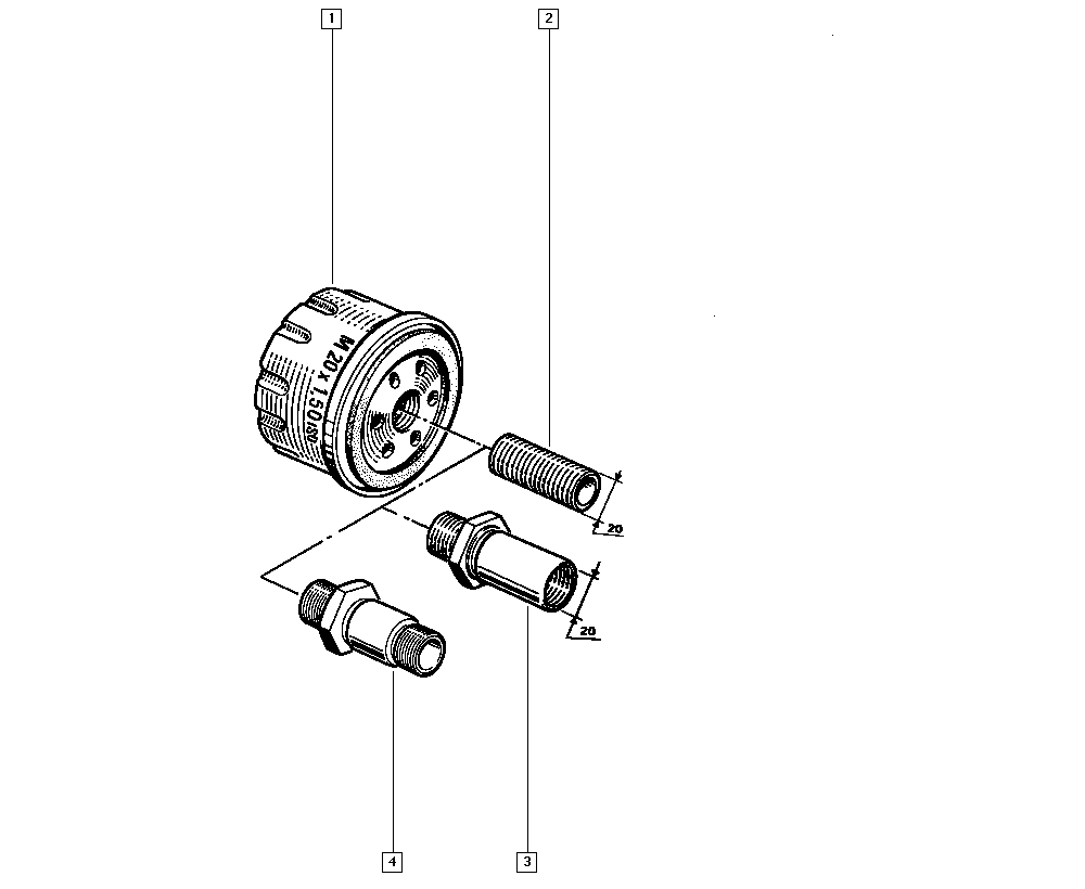 LADA 7700274177 - Filtre à huile parts5.com