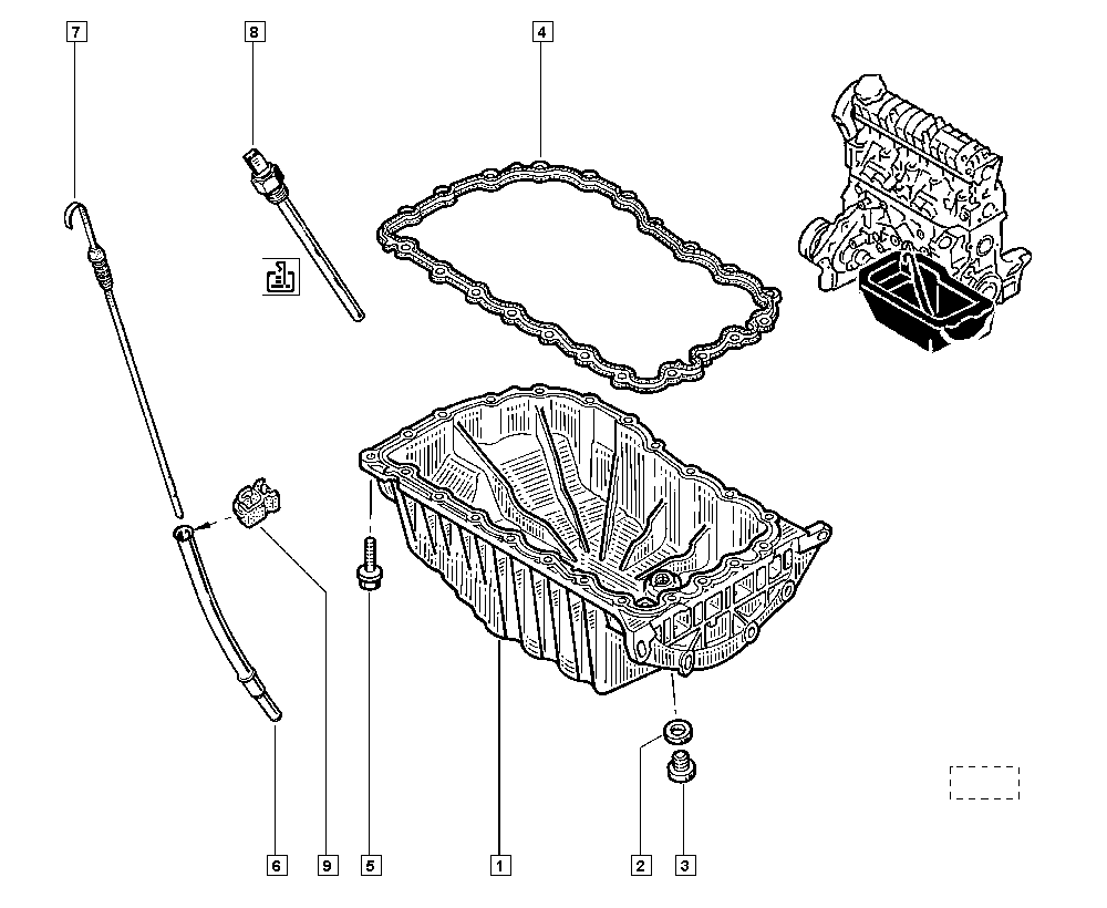 RENAULT 77 00 859 751 - Junta, depósito de aceite parts5.com