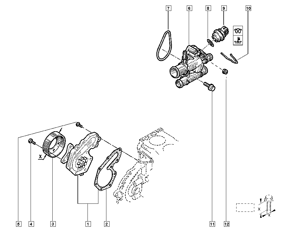 RENAULT 7701050903 - Conta, emme manifoldu parts5.com