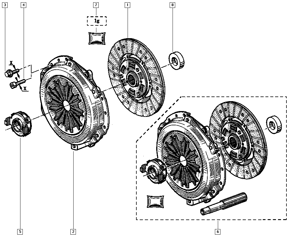 RENAULT 77 01 470 245 - Clutch Kit parts5.com