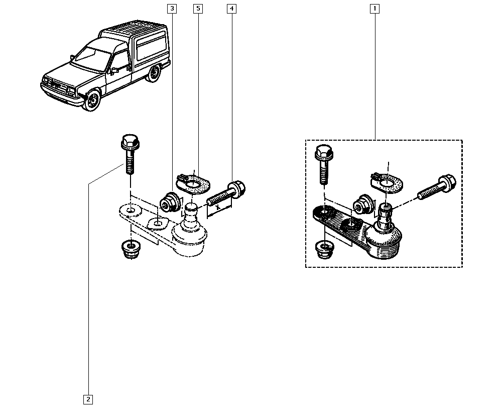 DACIA 77 01 468 883 - Kande / juhtliigend parts5.com