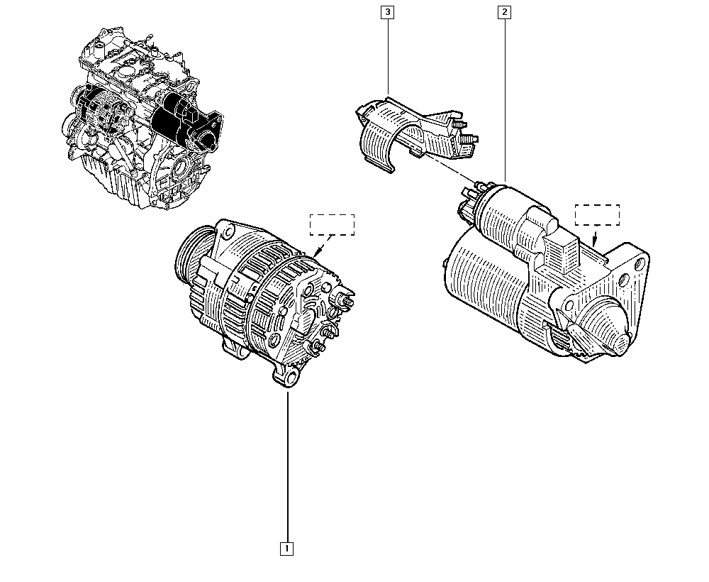 RENAULT 77 00 101 274 - Alternator parts5.com