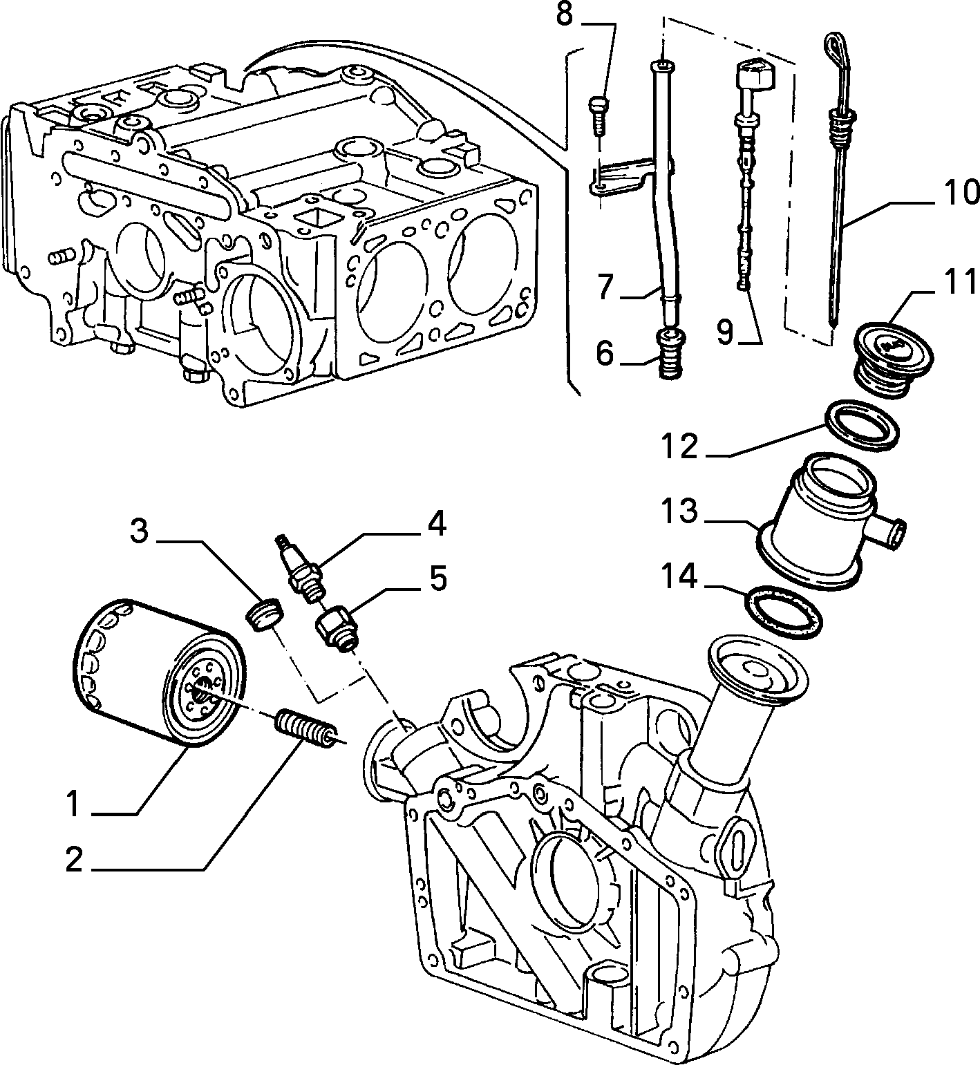 Autobianchi 46805828 - Oil Filter parts5.com