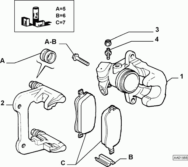 FIAT 9948547 - Féknyereg parts5.com