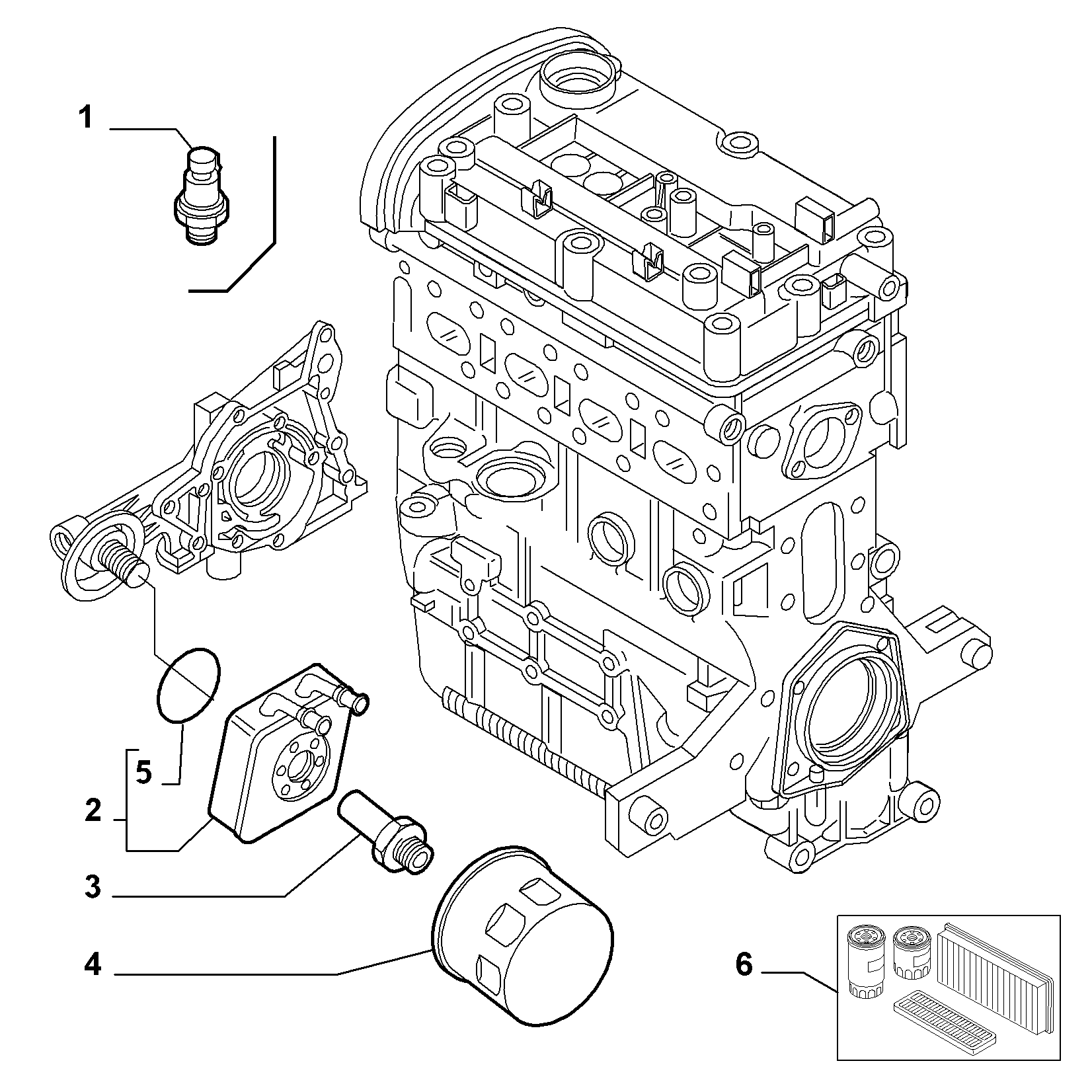 Alfa Romeo 73500506 - Filtr oleju parts5.com