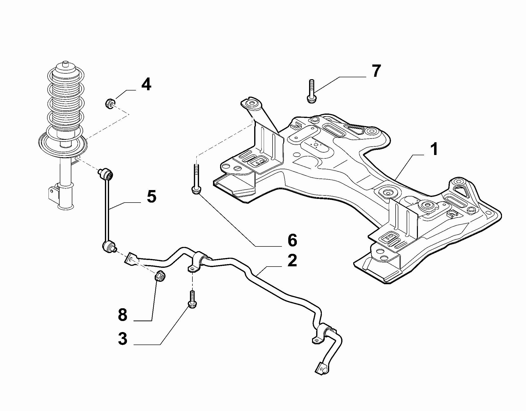 Abarth 51805870 - Stabilisaator,Stabilisaator parts5.com