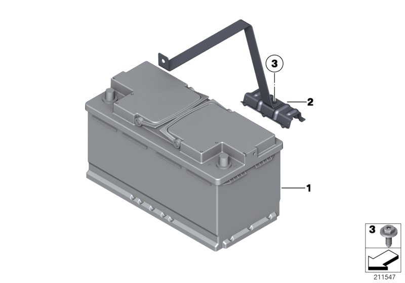 BMW 61210147397 - Μπαταρία εκκίνησης parts5.com