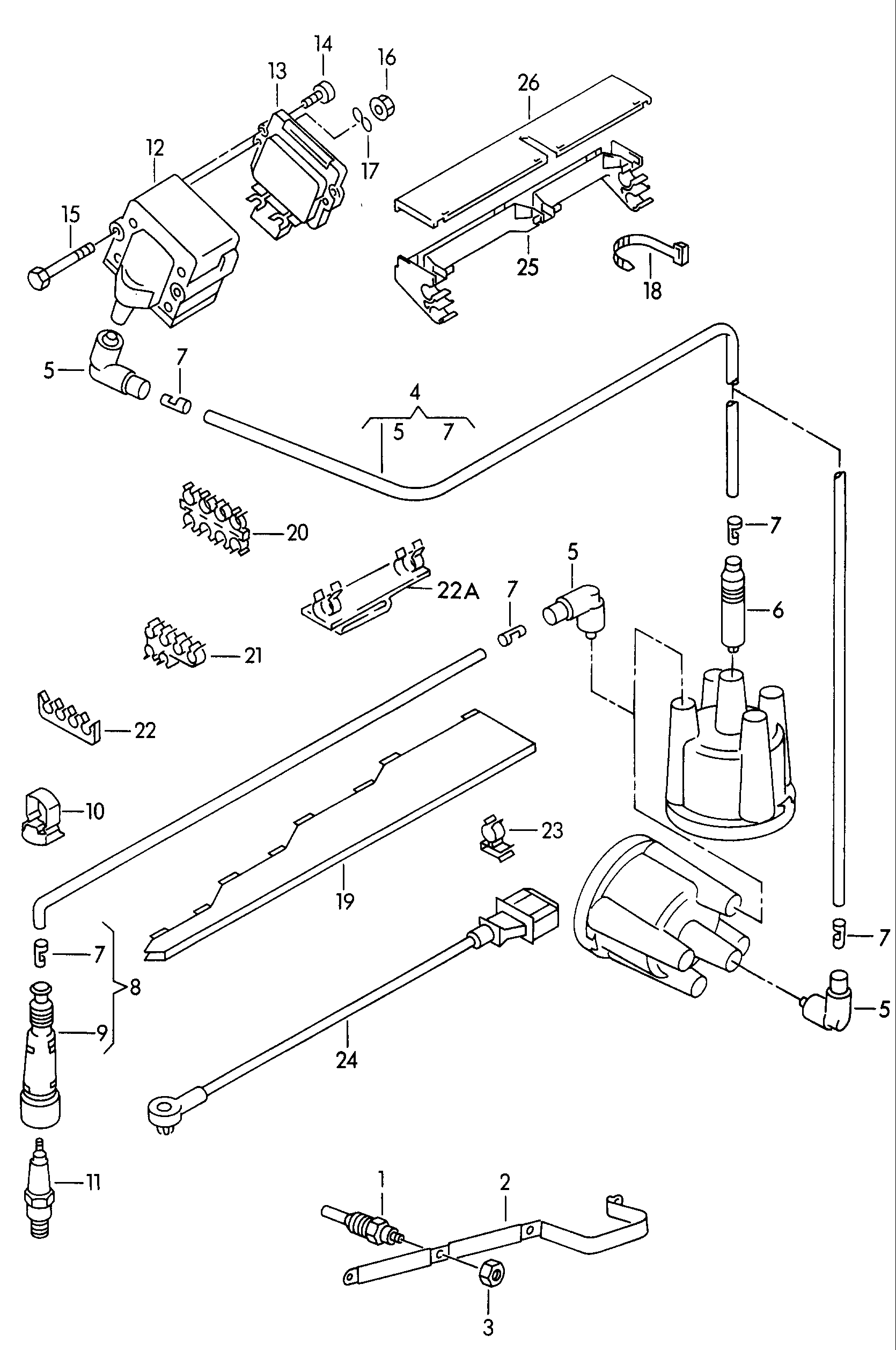 VW 101000036AA - Gyújtógyertya parts5.com