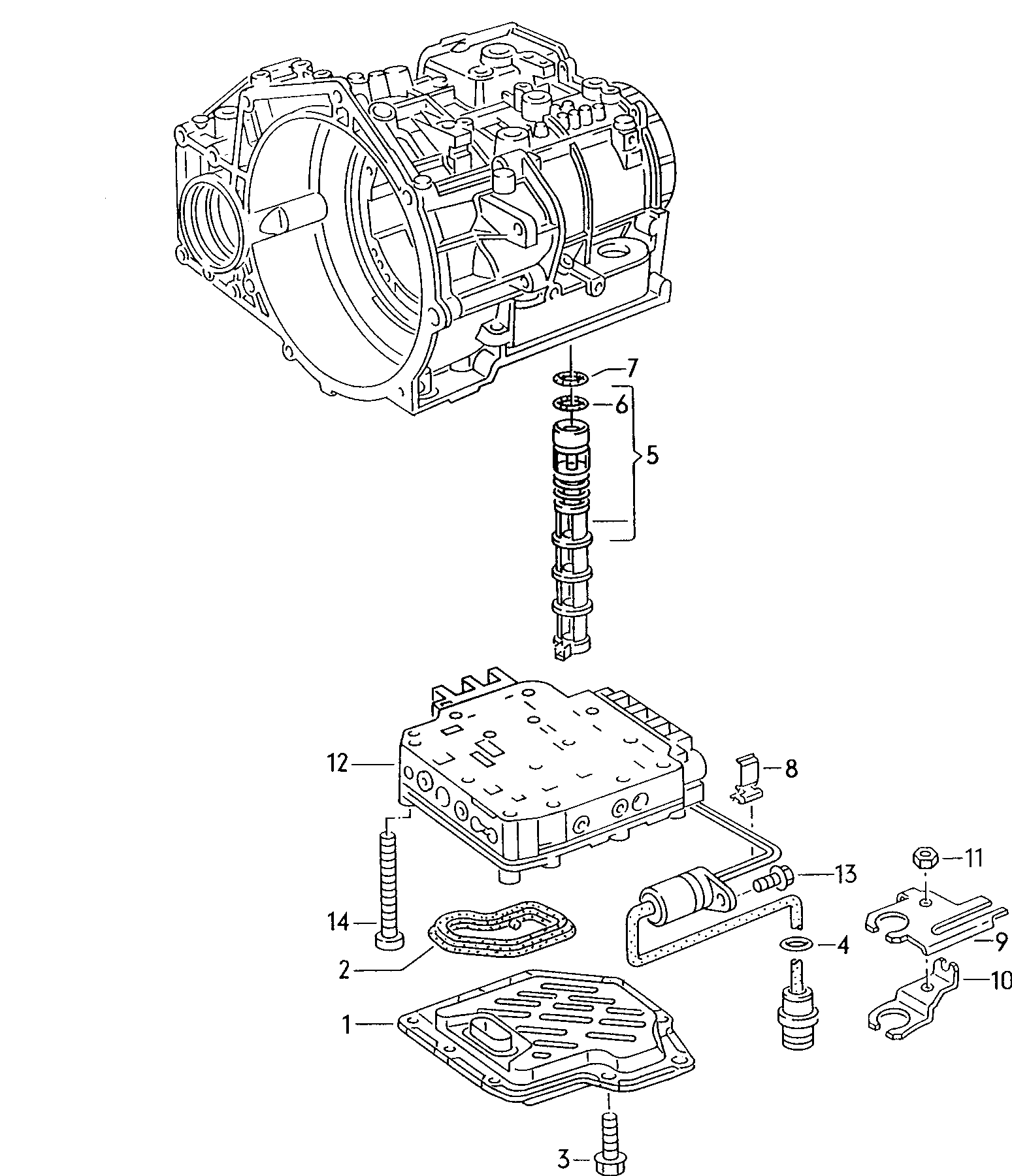 VW 01M325429 - Filtru hidraulic, cutie de viteze automata parts5.com