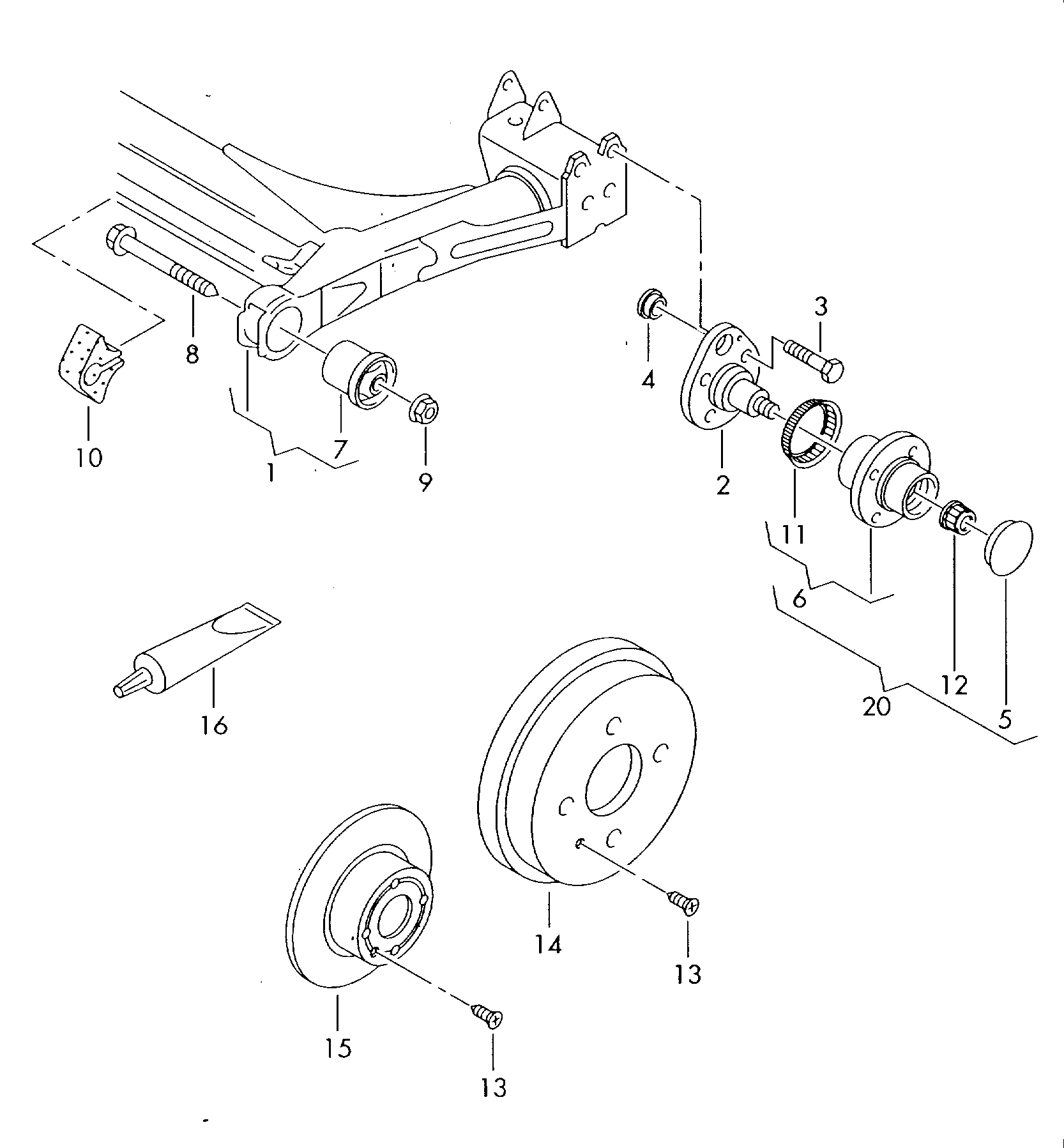 VW 6X0 609 617 A - Brake Drum parts5.com