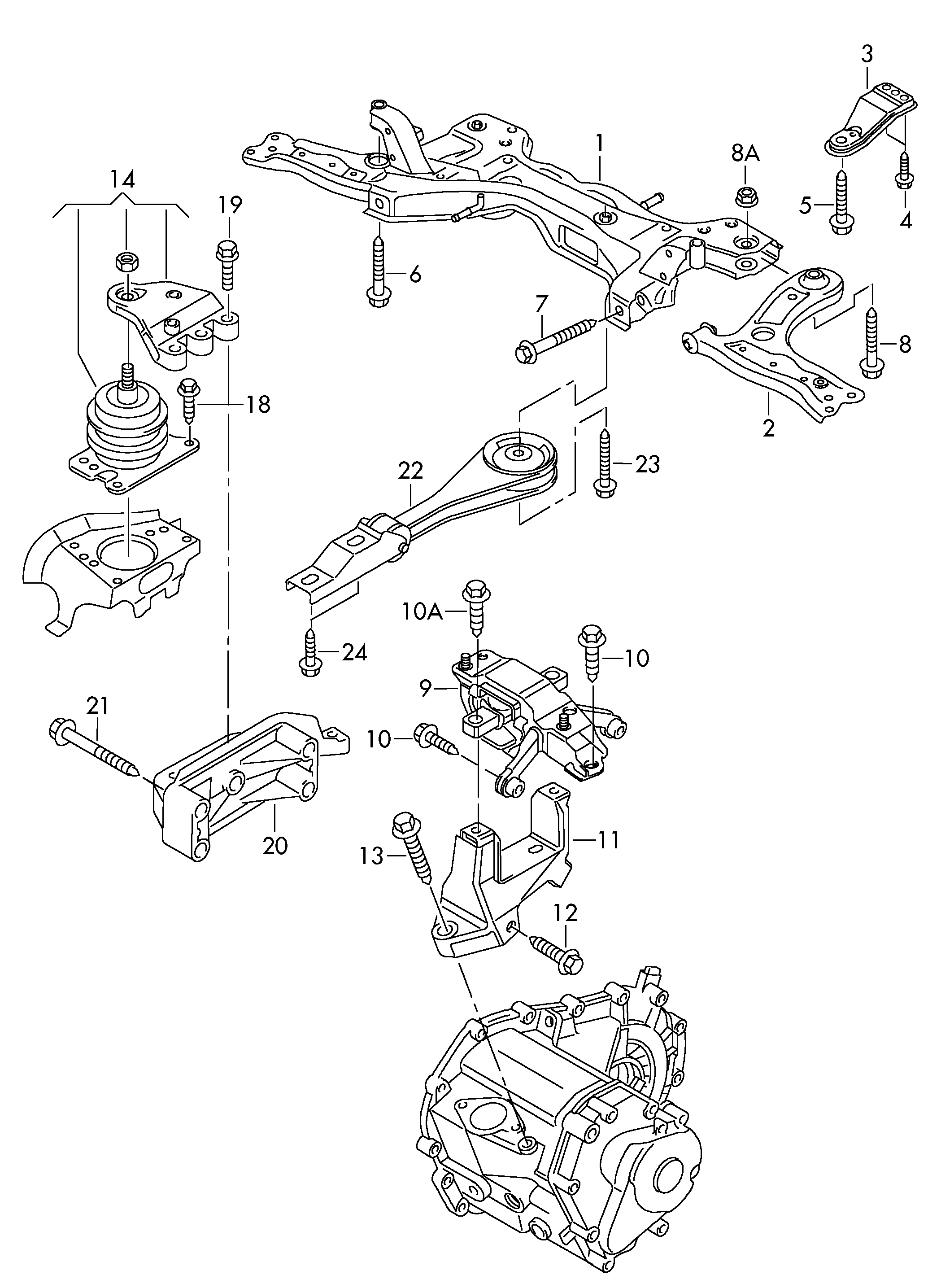 VW N   103 320 02 - Гайка parts5.com