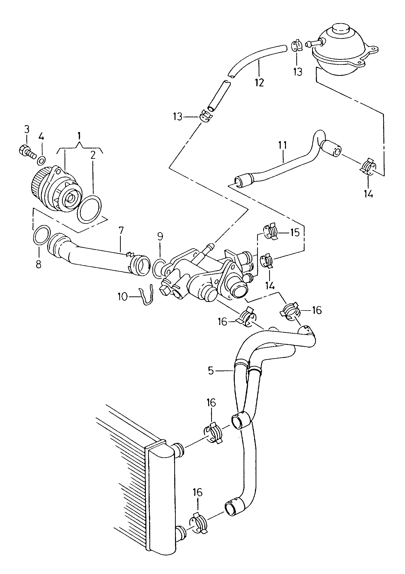 VAG 030121008K - Водна помпа parts5.com