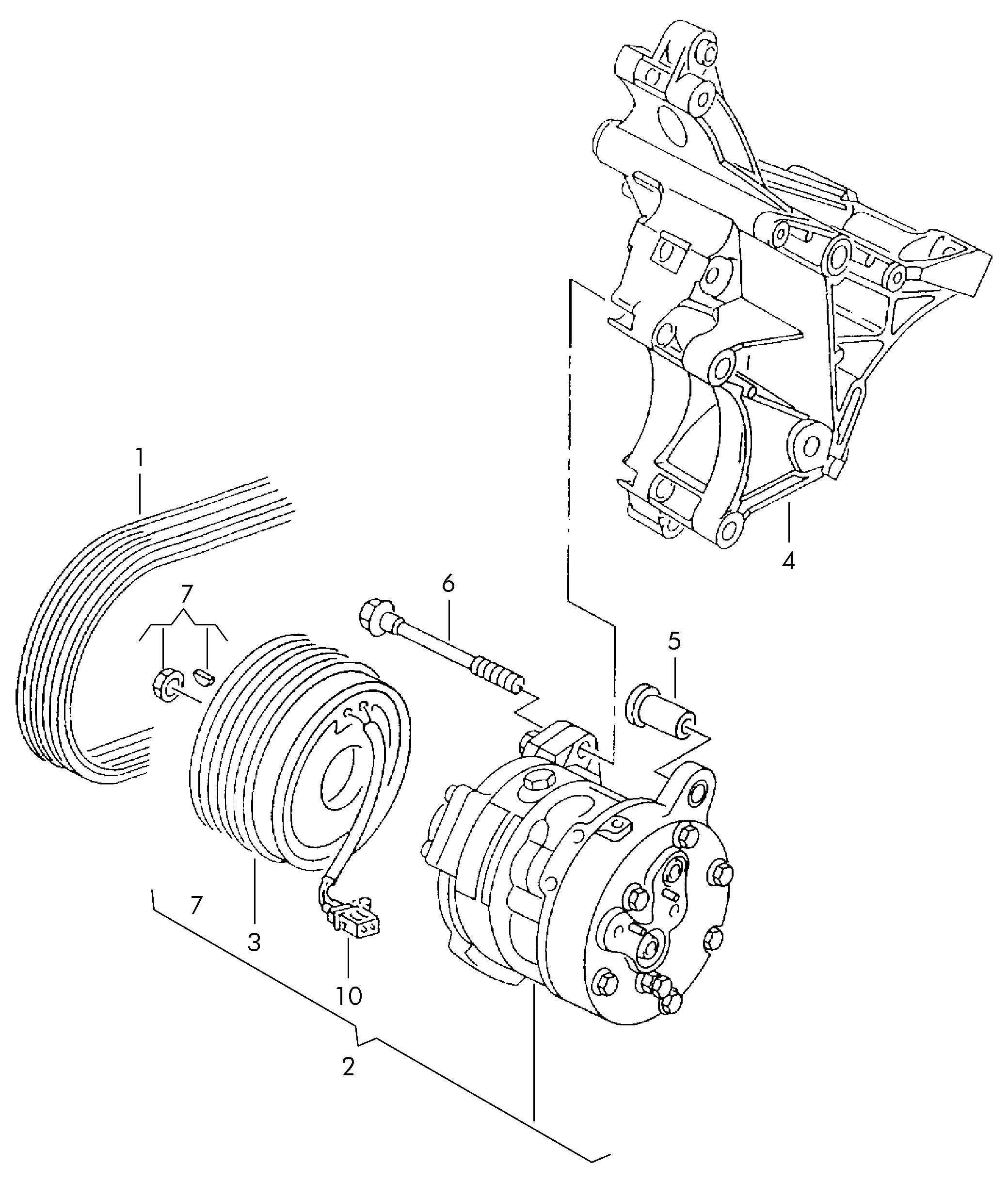 Seat 1J0820803L - Kompressor, Klimaanlage parts5.com