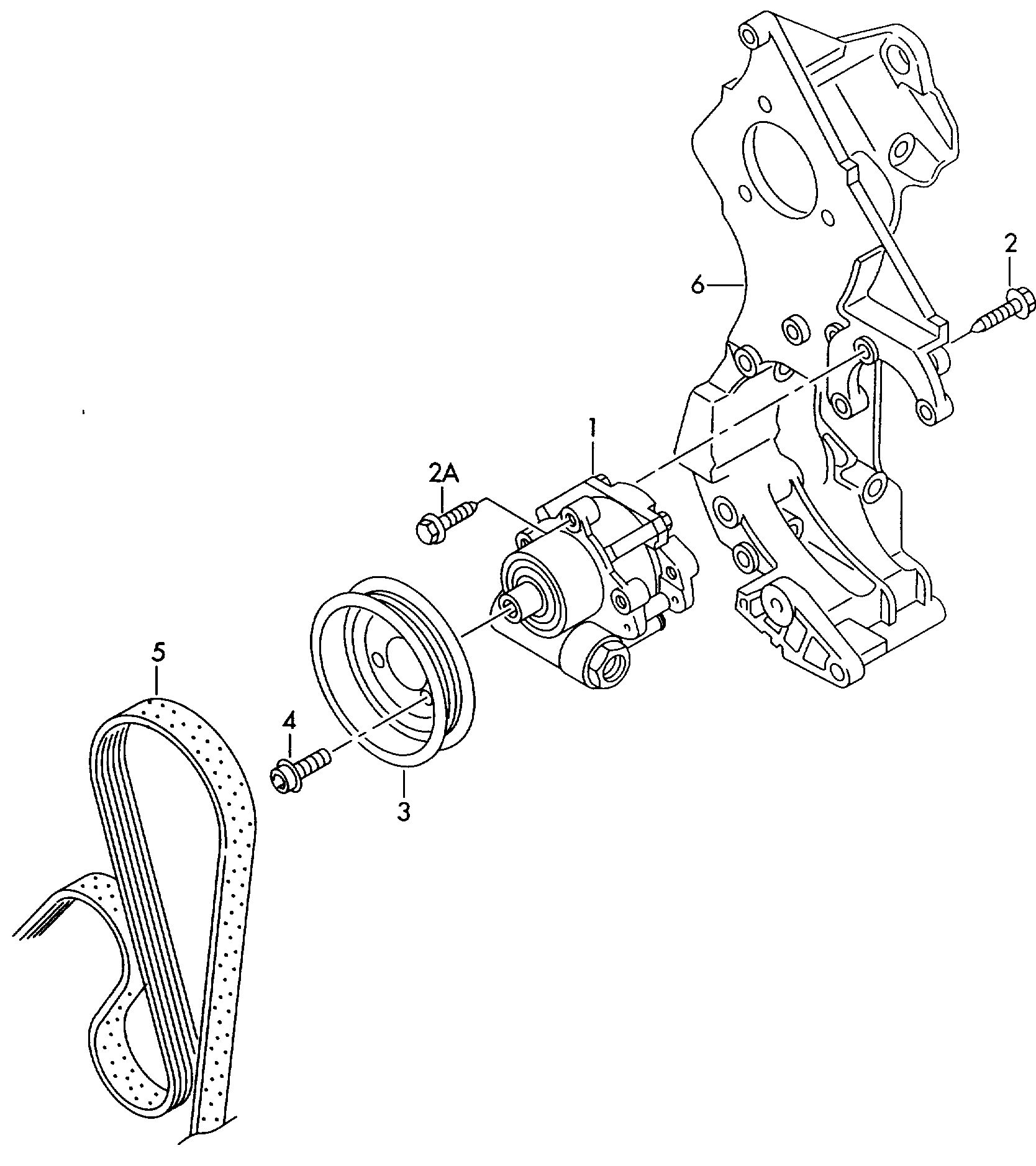 Seat 6N0 145 157 - Hydraulic Pump, steering system parts5.com