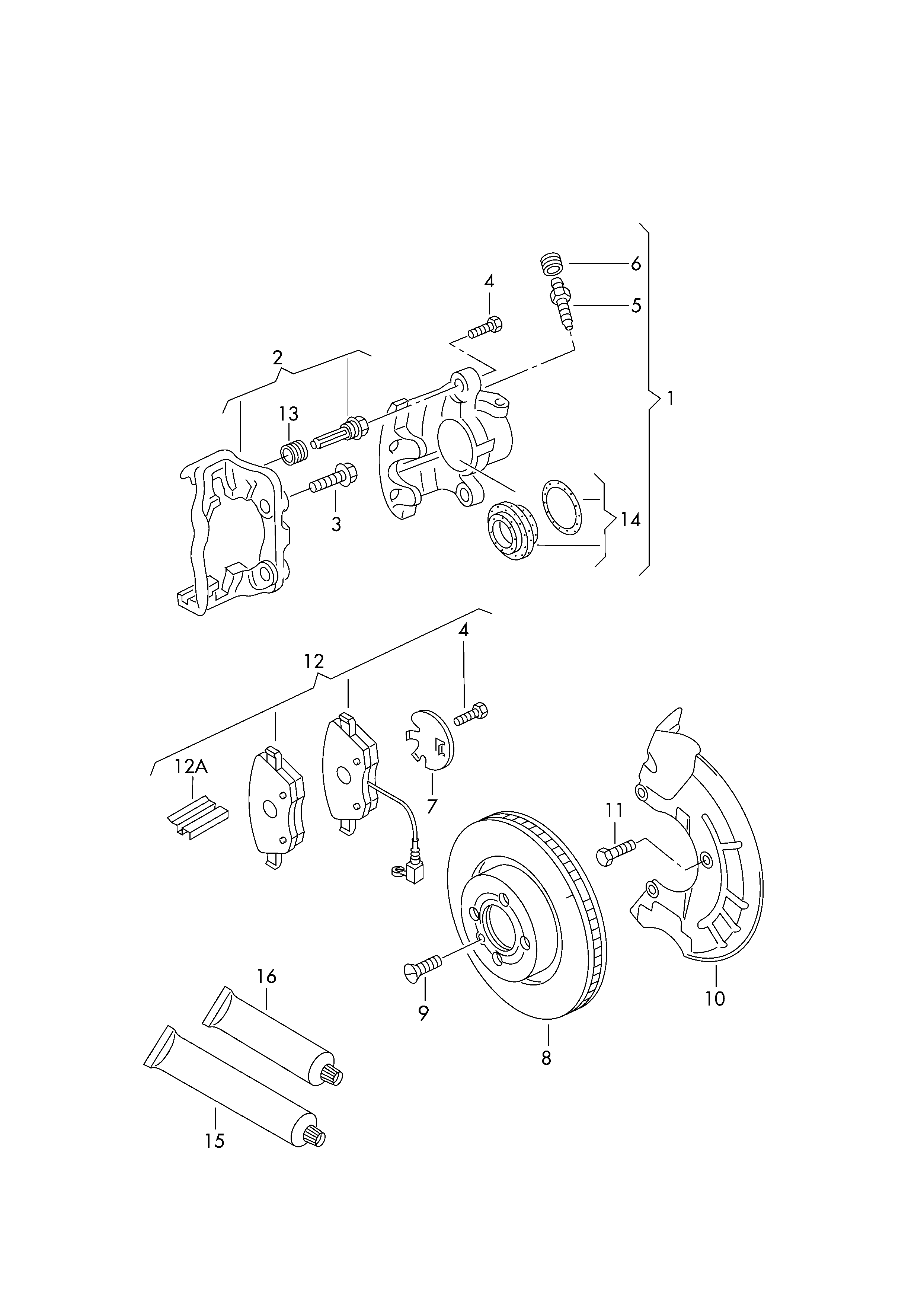 Seat 6Q0 698 470 - Zestaw naprawczy, zacisk hamulca parts5.com