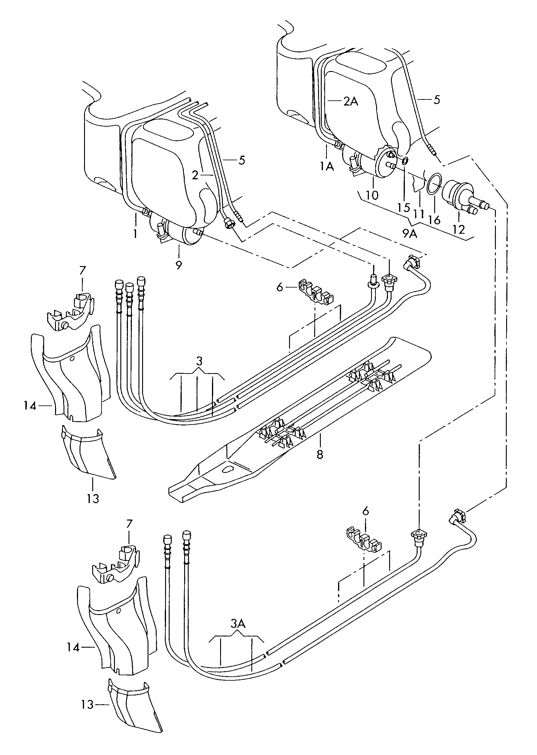 VAG 6X0 201 511 B - Φίλτρο καυσίμου parts5.com