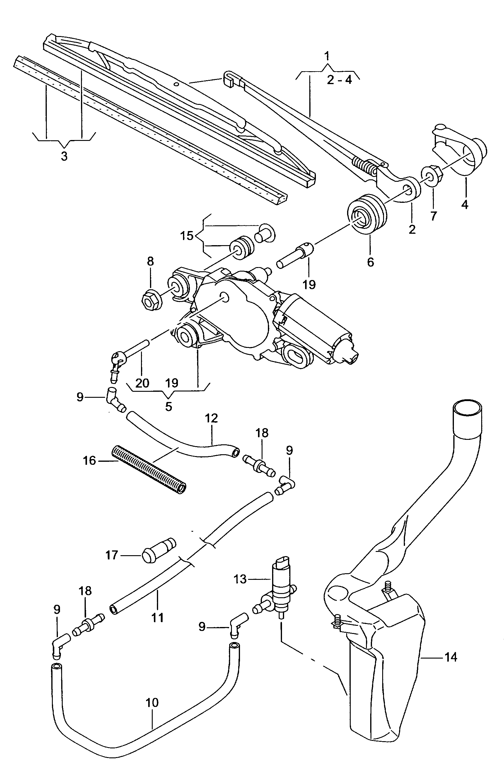 Seat 6L6955425 - Silecek süpürgesi parts5.com