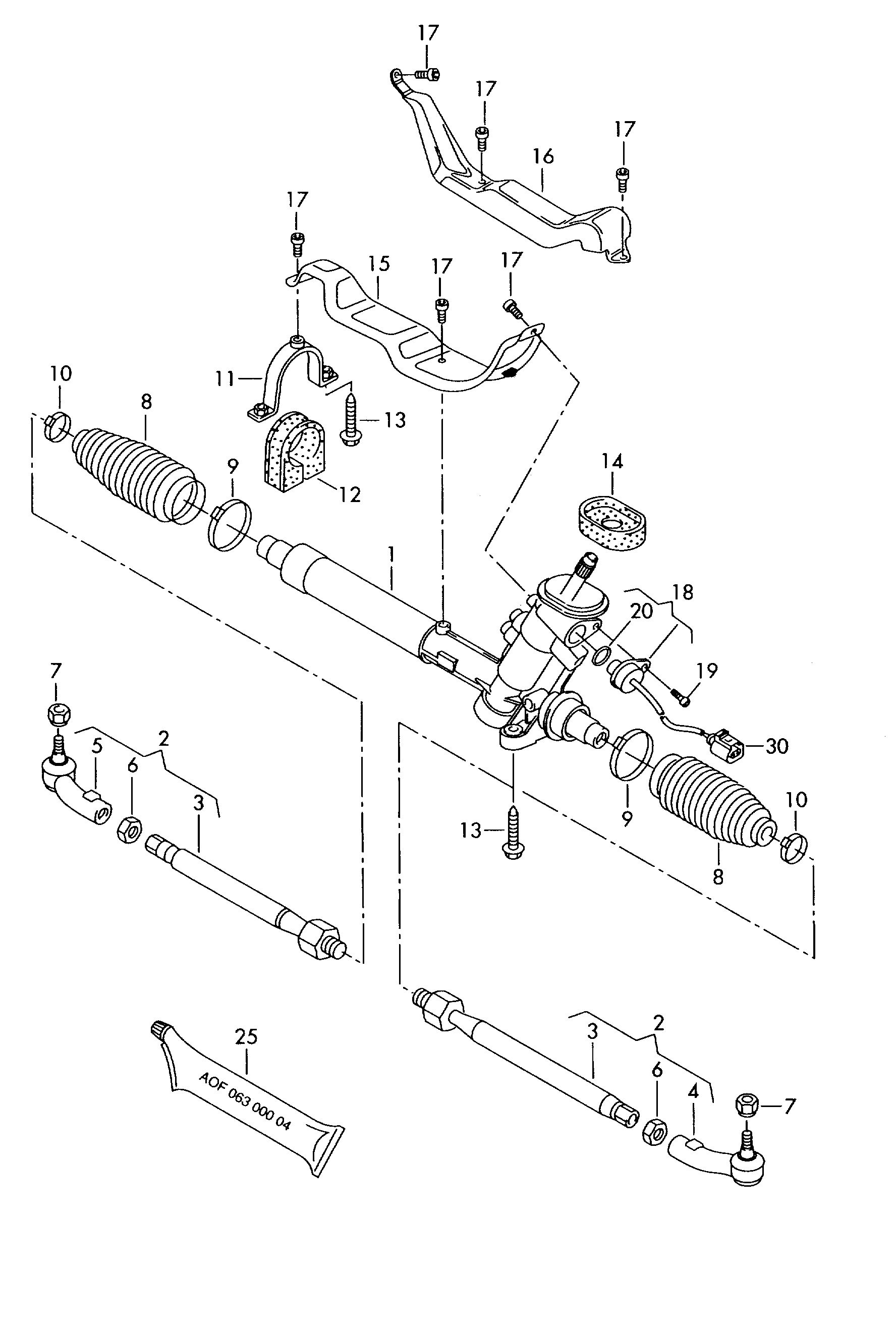 Skoda 6Q0423810C - Drążek kierowniczy poprzeczny parts5.com