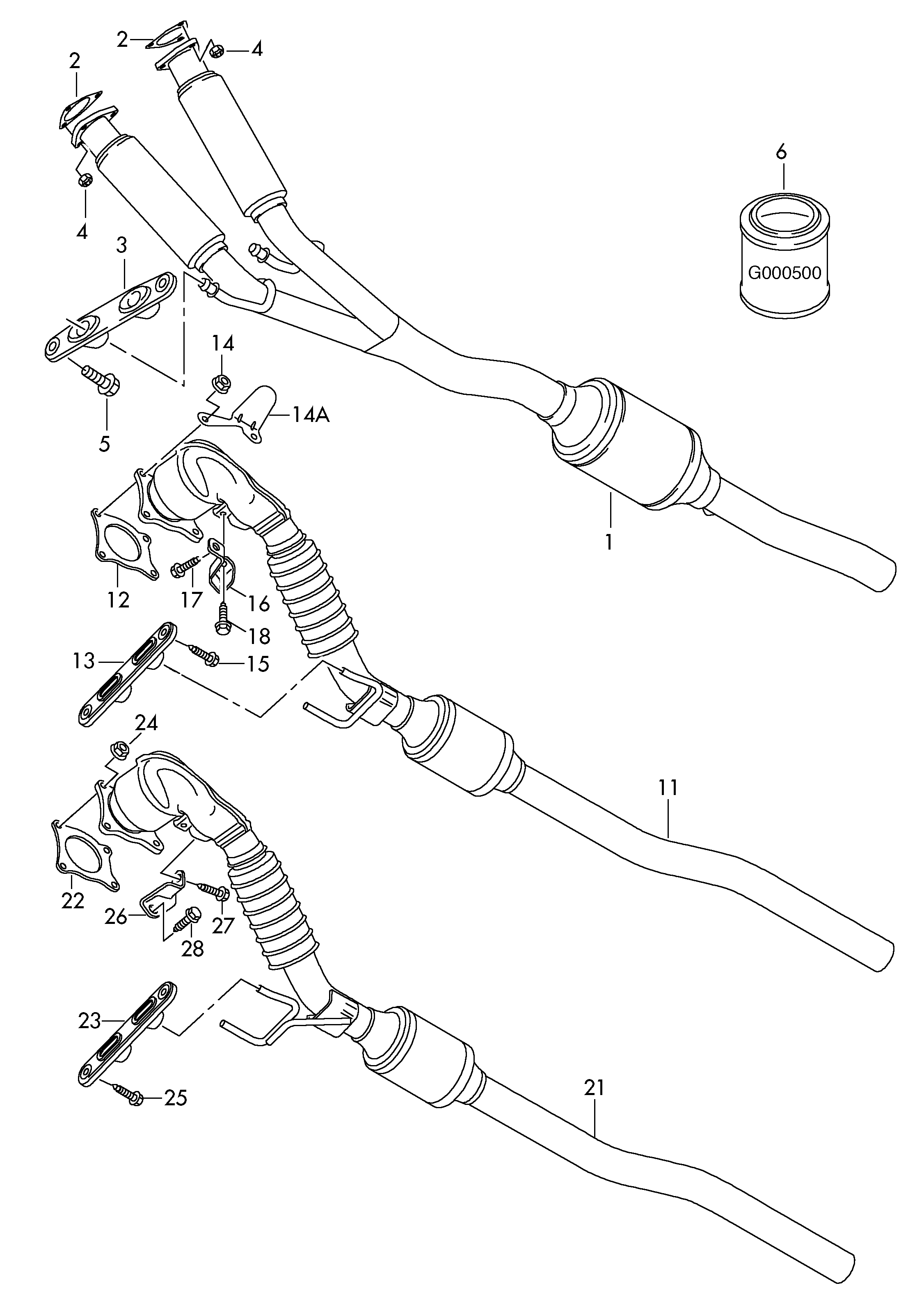 Skoda 1K0 253 144 AE - Tartó, hangtompító parts5.com