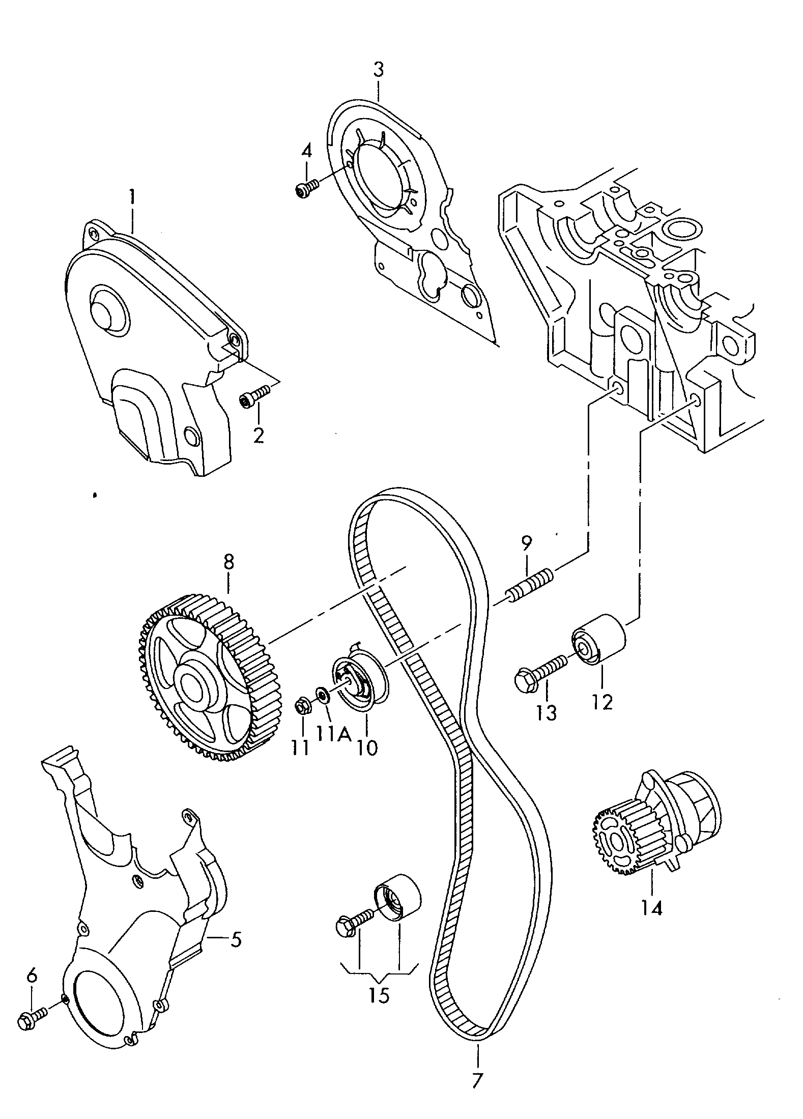 Seat 06D 109 244 D - Rolka kierunkowa / prowadząca, pasek rozrządu parts5.com