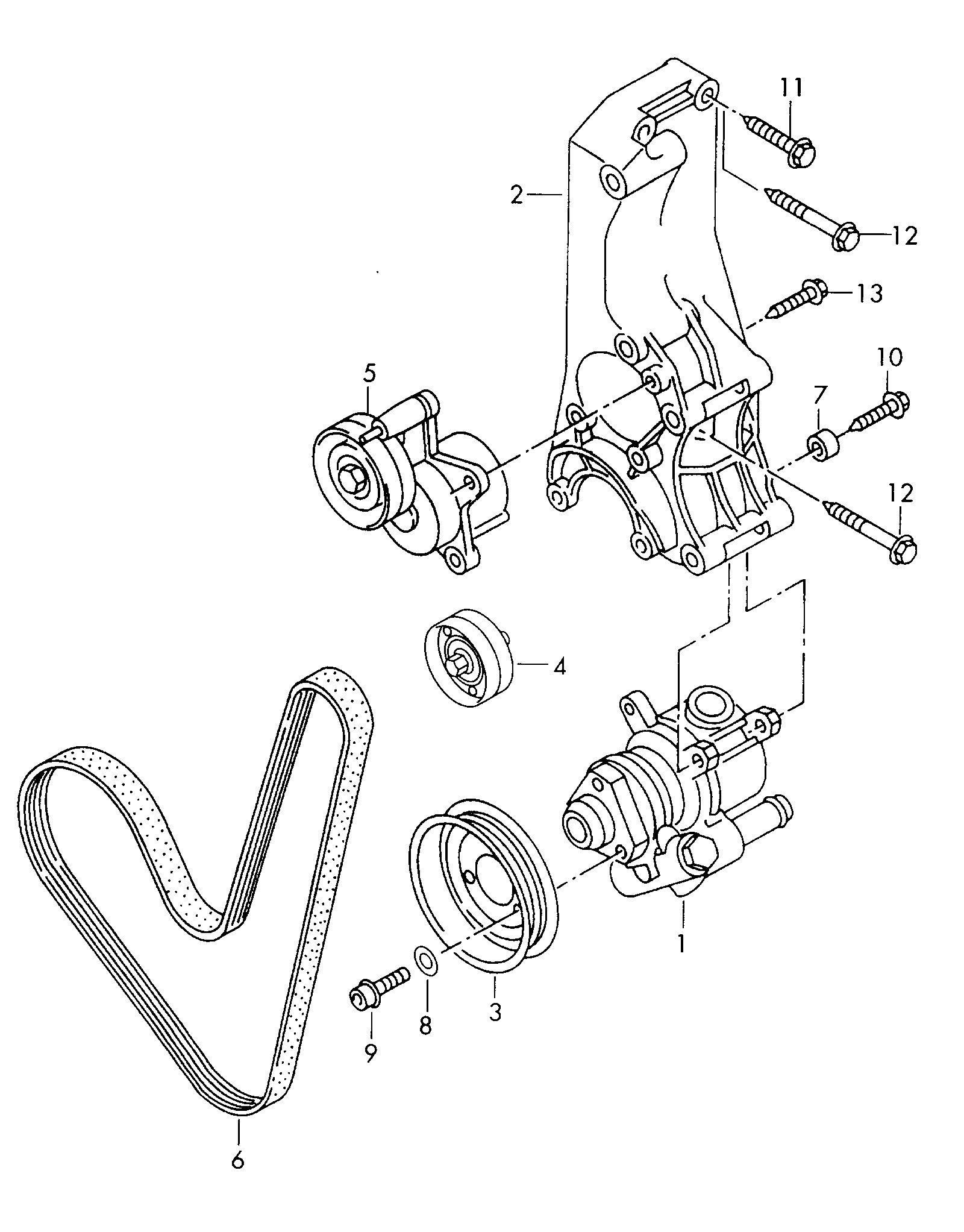 VAG 036145933J - Hosszbordás szíj parts5.com