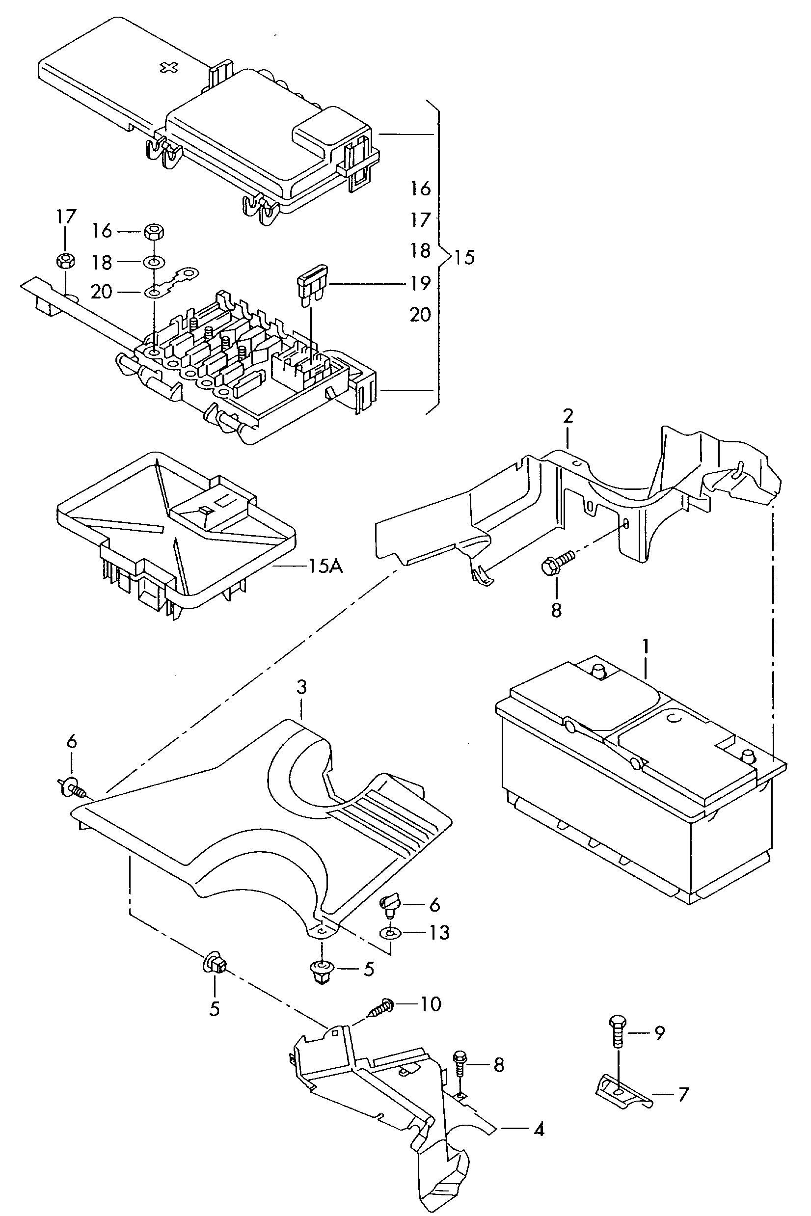 VW 1J0 915 105 AC - Akumulator za zagon parts5.com