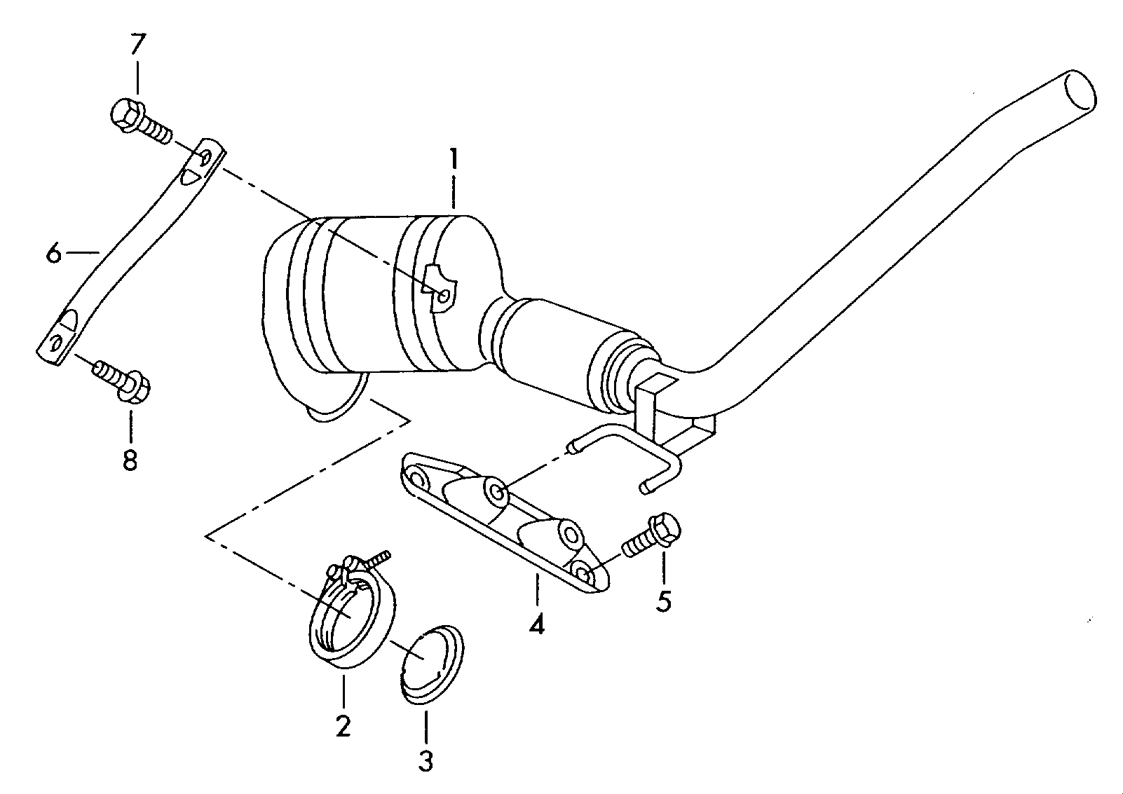 AUDI N 102 090 09 - Piulita,galeria de evacuare parts5.com