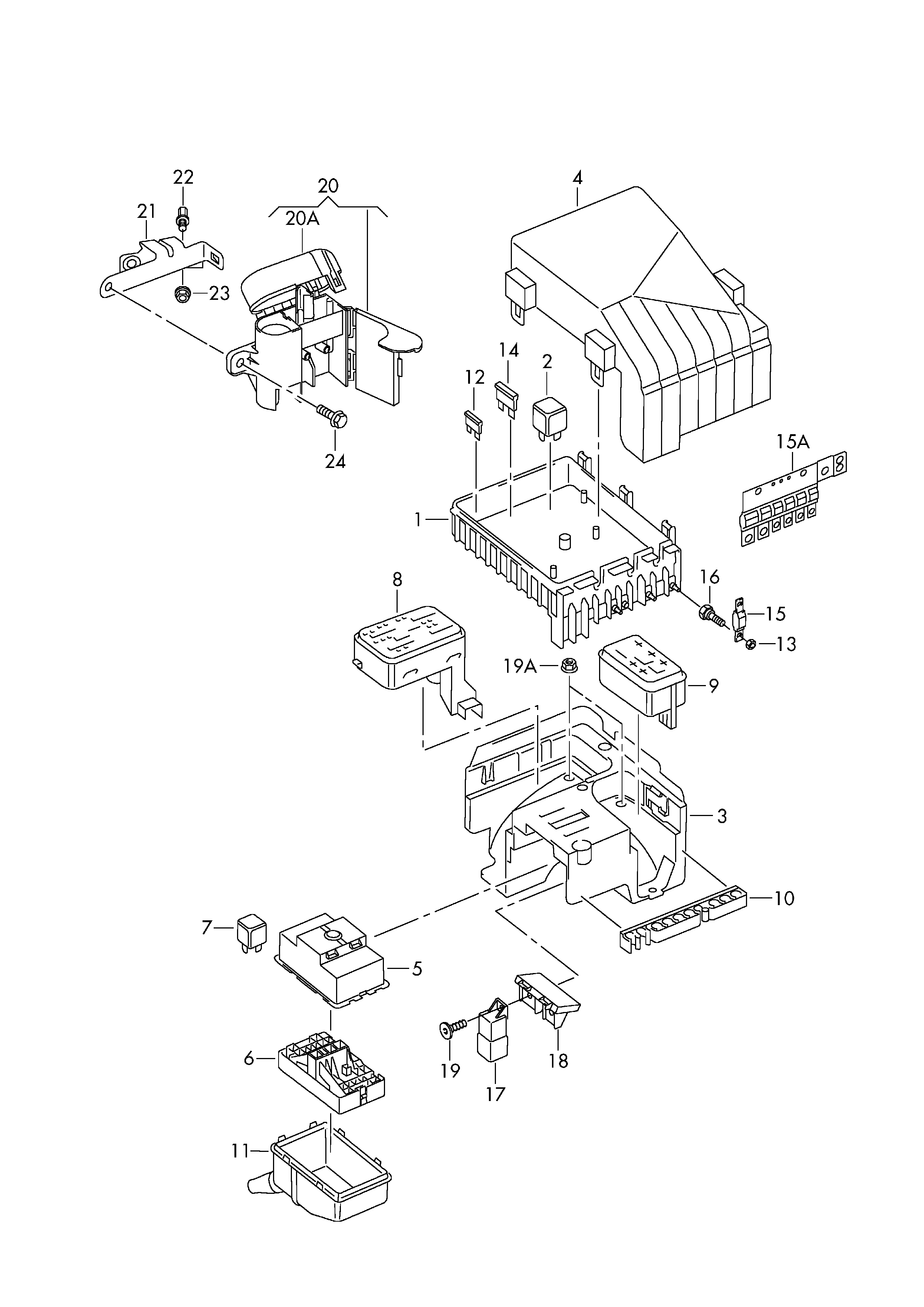 VAG 7N0 951 253 - Többfunkciós relé parts5.com