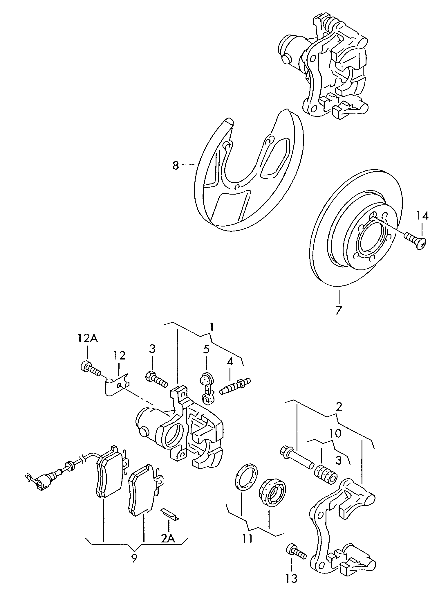 AUDI 1J0615601 - Disc frana parts5.com