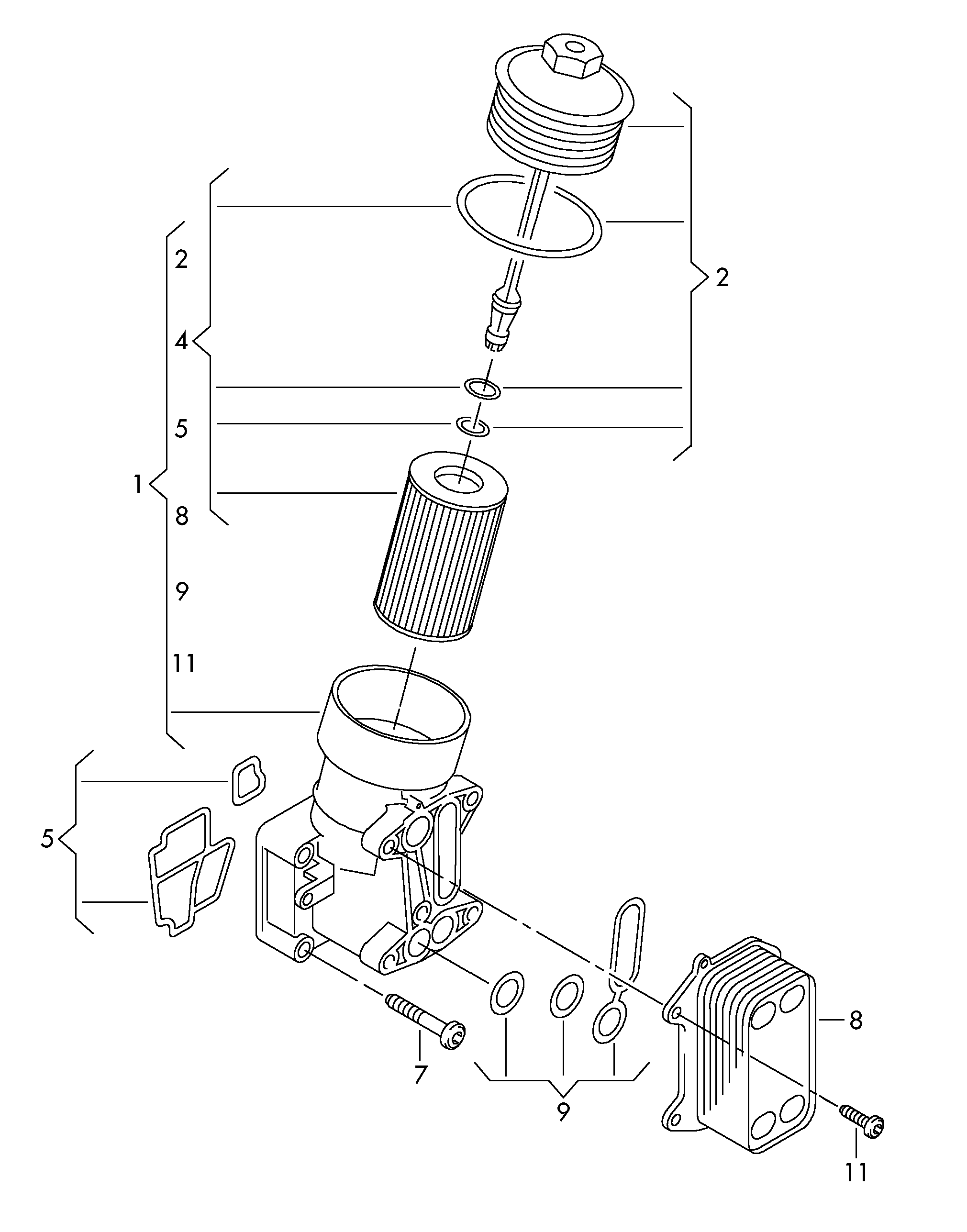 Skoda 03L 115 562 - Filtru ulei parts5.com