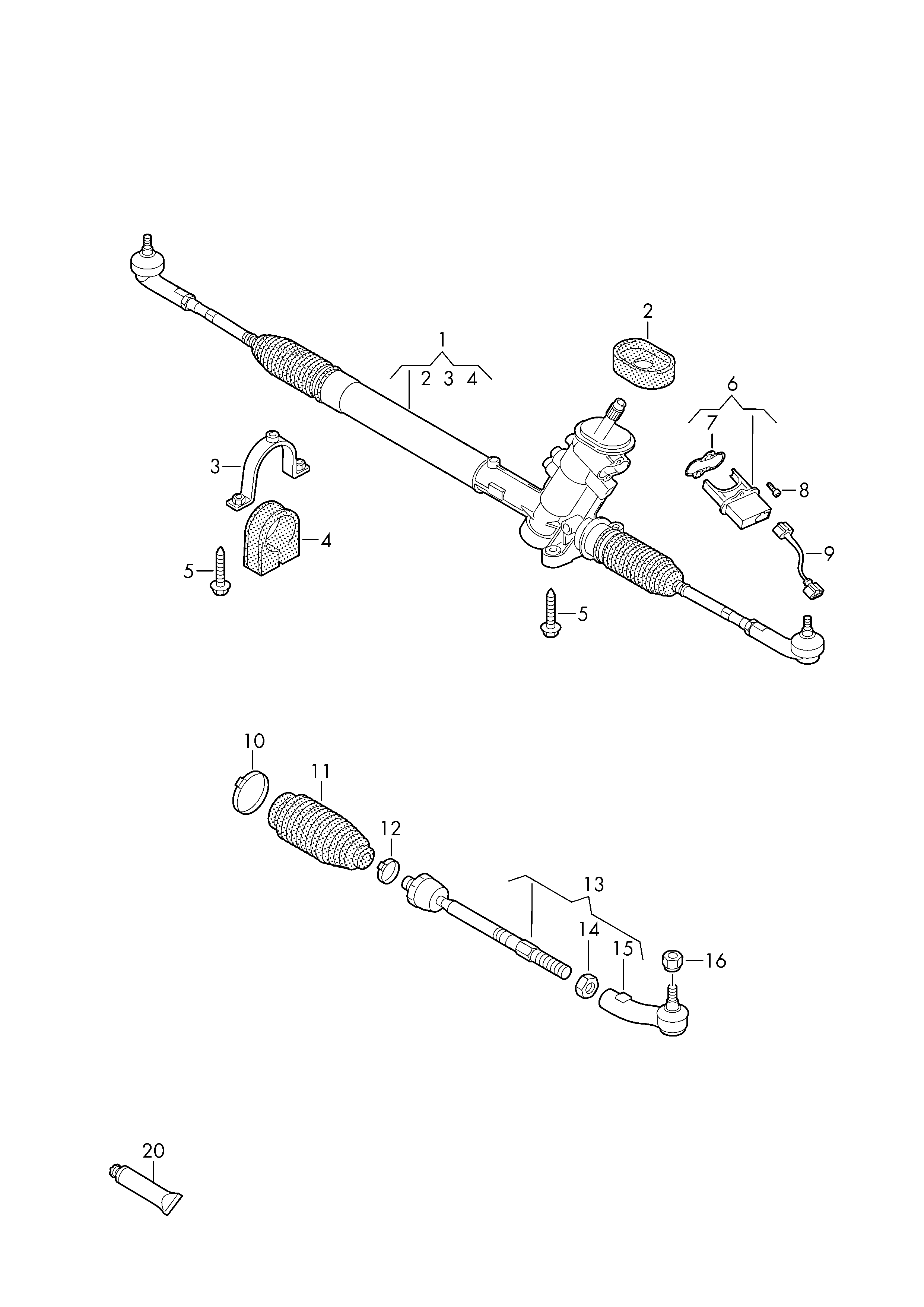 VAG 6R0 423 811 - Tie Rod End parts5.com