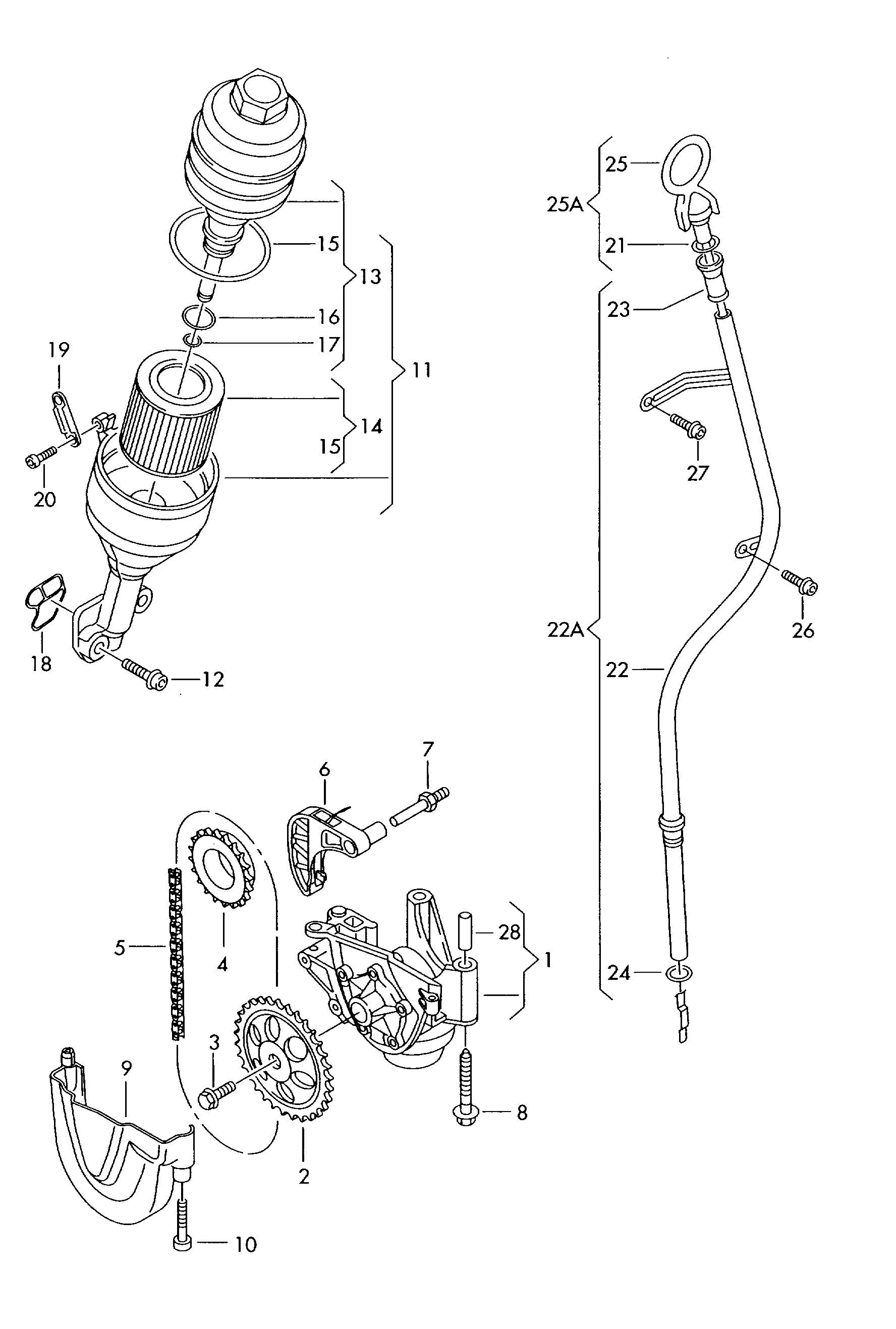 VAG 030115444 - Seal, oil pump parts5.com