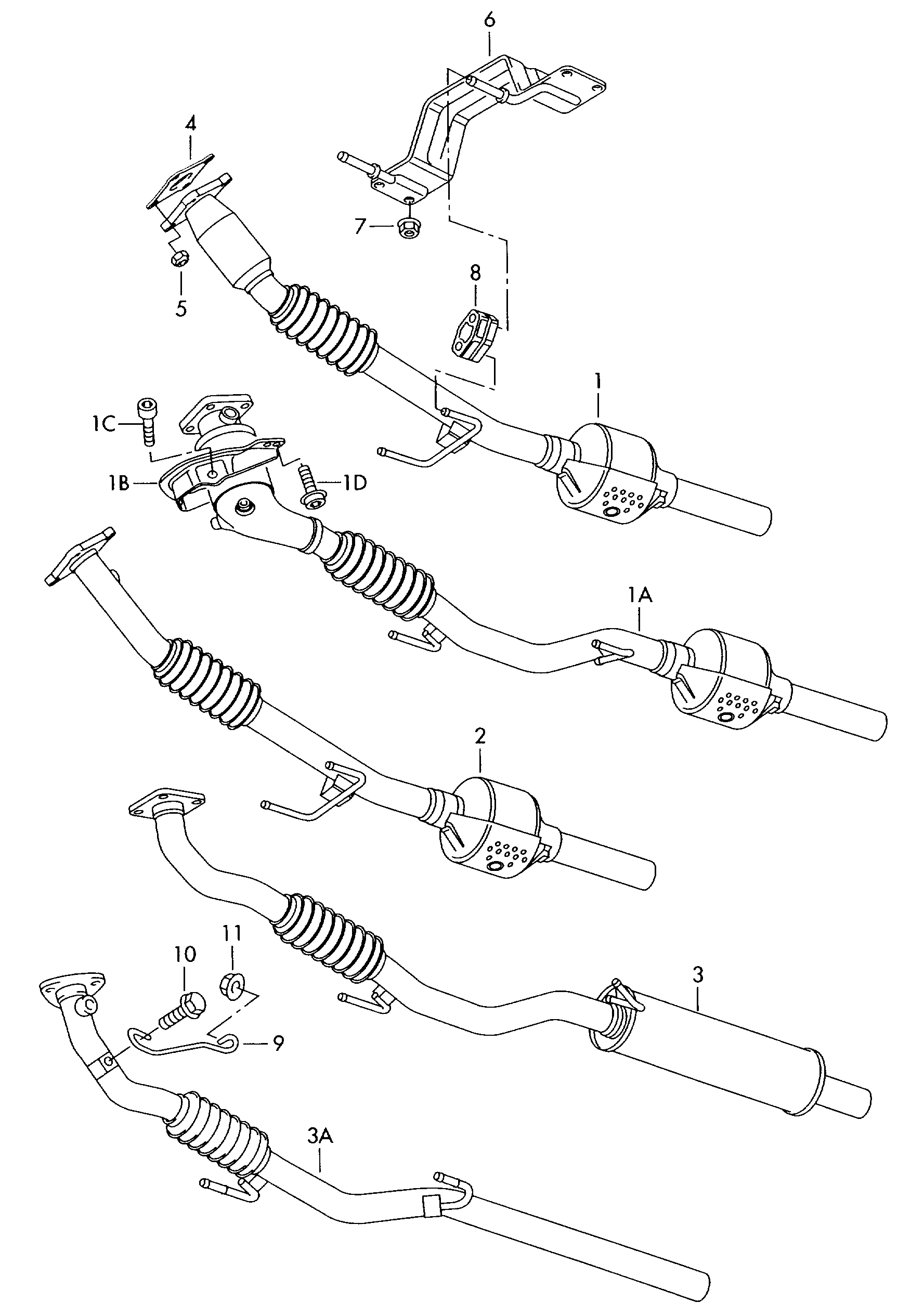 VAG N  90886601 - Somun, Egzoz manifoldu parts5.com