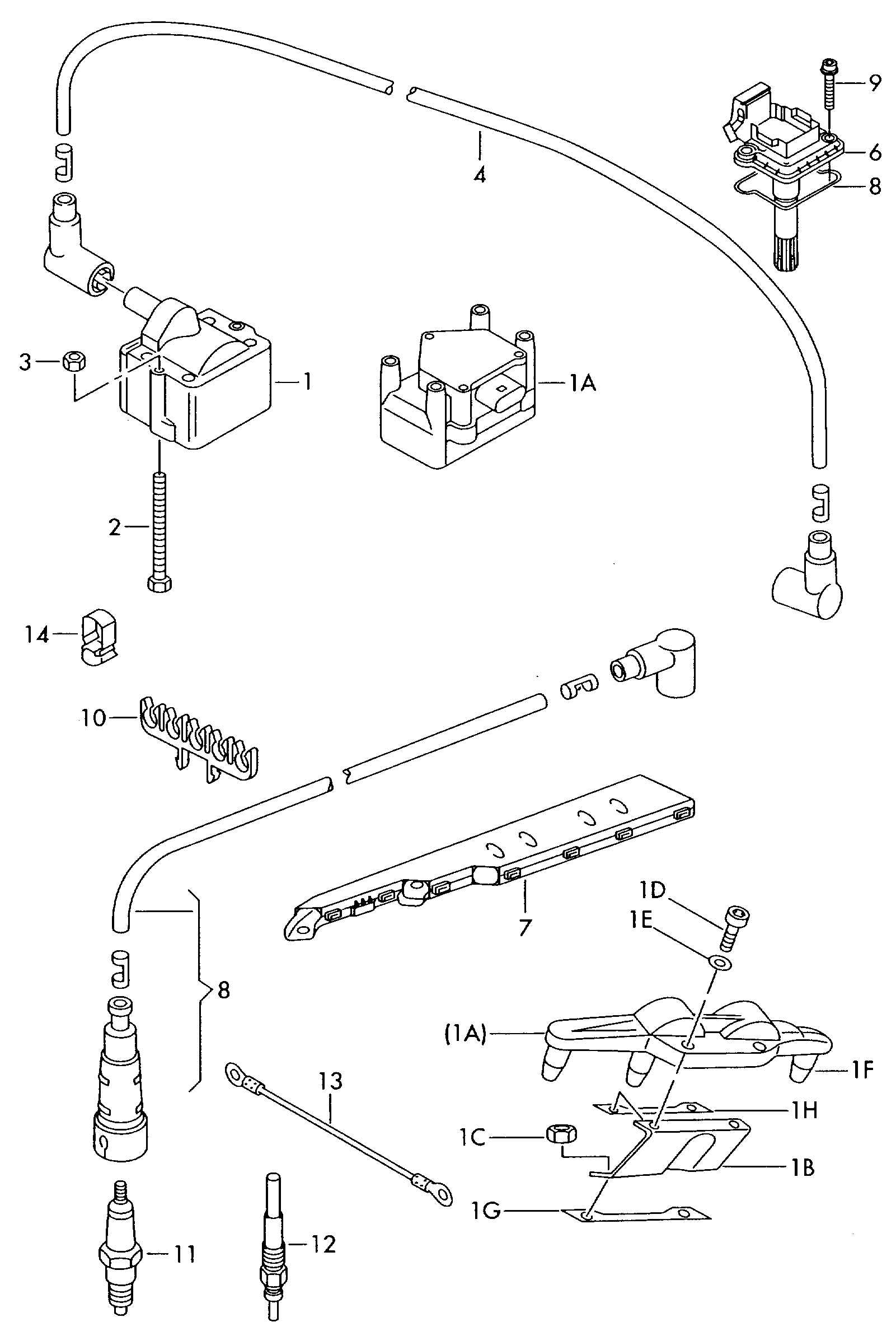 VAG 101 000 060 AA - Spark Plug parts5.com