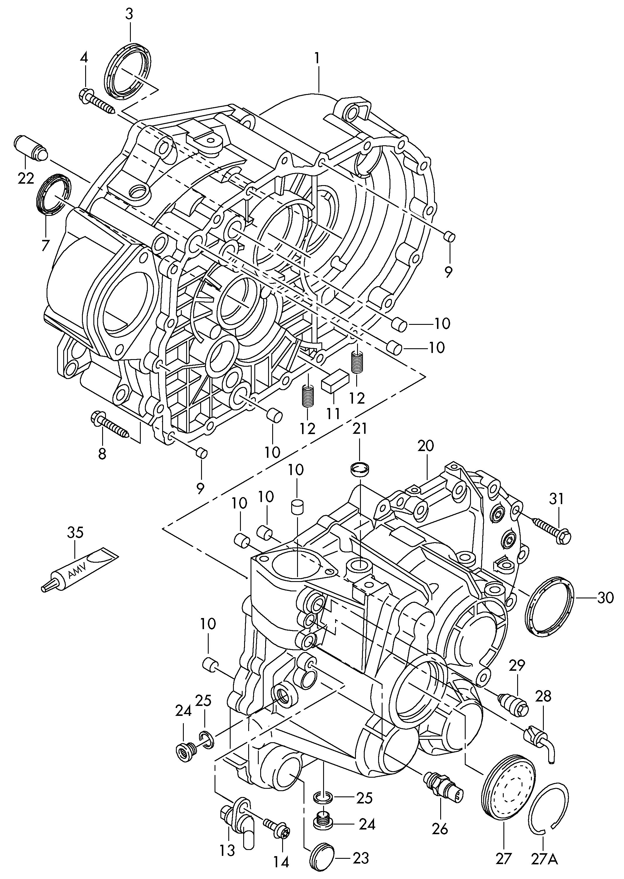 Seat 02T 906 207 A - Sensor, Modul schimbare viteze parts5.com