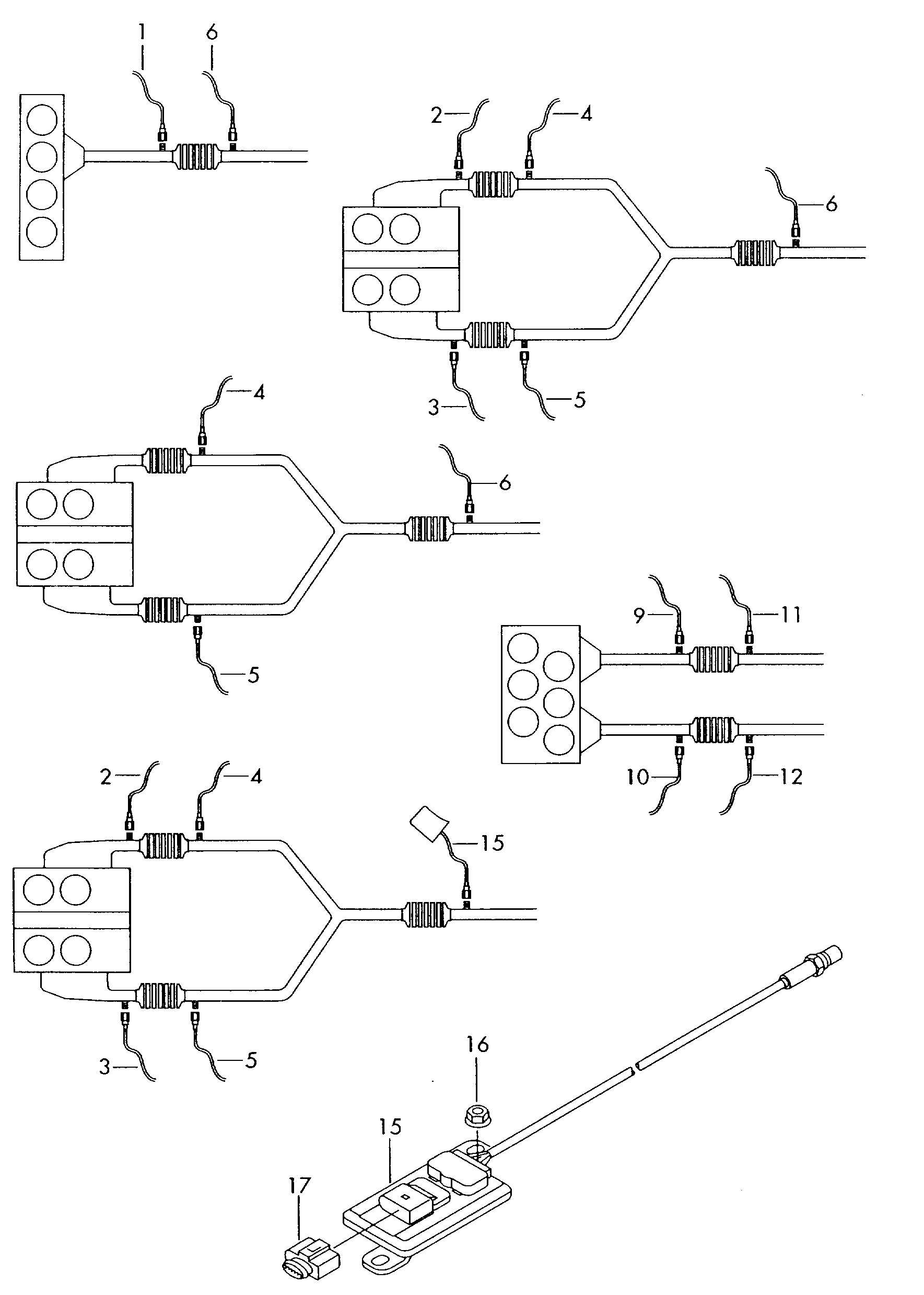 VAG 1K0998262AD - Lambda Sensor parts5.com